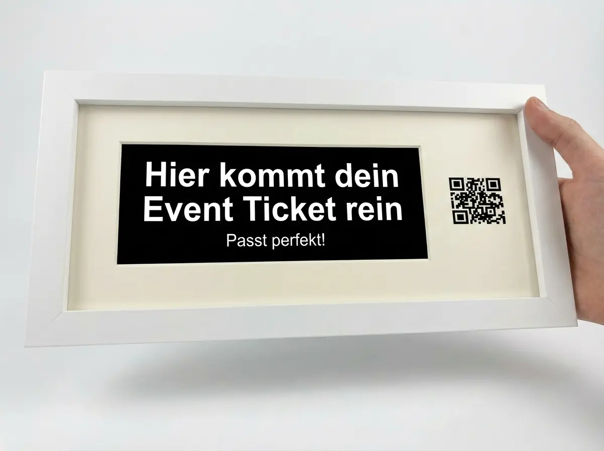 Perfekte Größe für Fan Tickets