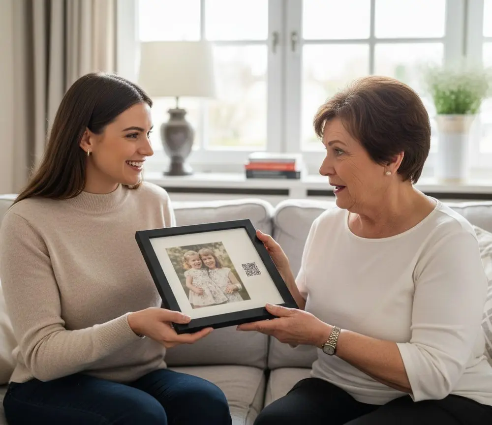 QR Story Frame